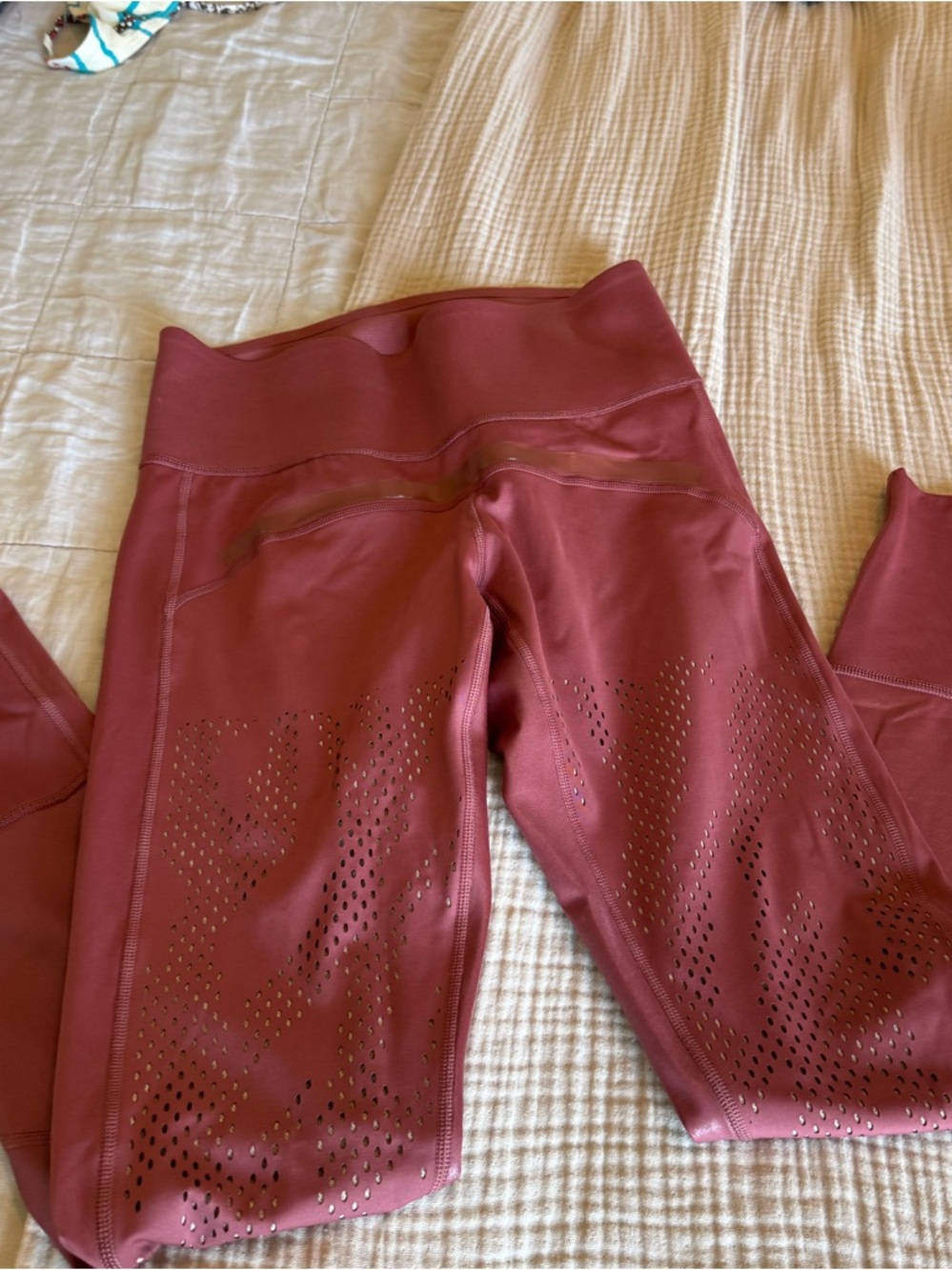 adidas by Stella McCartney Rose-Mauve Active Leggings